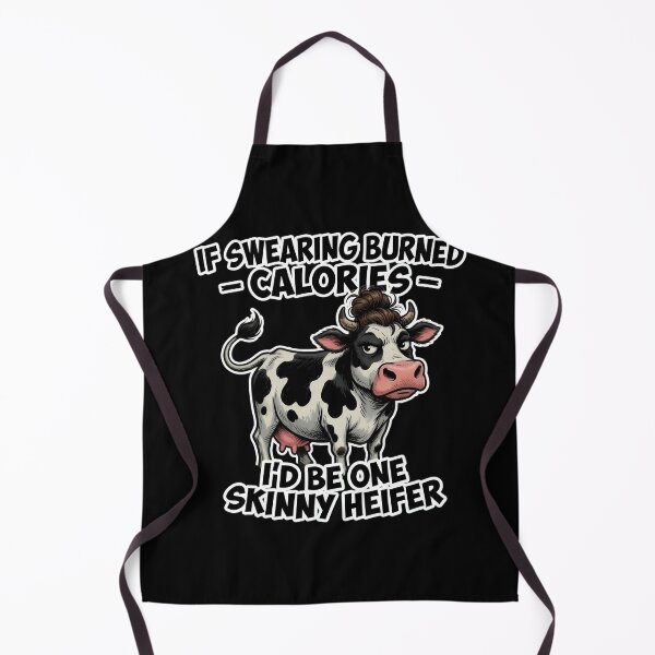 Item preview, If Swearing Burned Calories Skinny Heifer designed and sold by TshirtsOnline-.