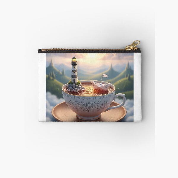 Item preview, Teacup Lighthouse Ocean Sunset designed and sold by Michaelragheb.