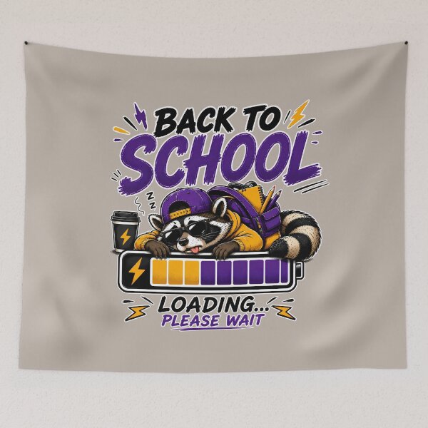 Item preview, Back to School Raccoon Loading Design designed and sold by OMdesign10.