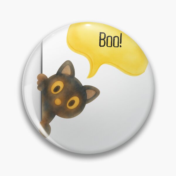 Item preview, Peeking Cat: Boo! designed and sold by SaSi-Creatives.