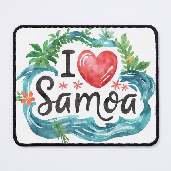 Item preview, I Love Samoa South Pacific  designed and sold by PamLeeDesign.