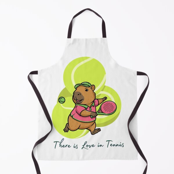 Item preview, There is Love in Tennis. Cute Capybara Playing Tennis. Gift for a Tennis Fan, Tennis Player, Tennis Lover. designed and sold by ShrimpAndGrits.