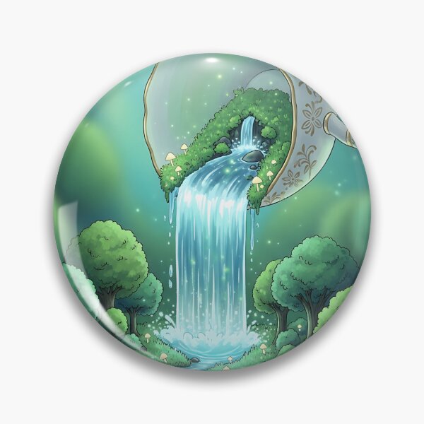 Item preview, Spilling Teacup Waterfall Forest designed and sold by Michaelragheb.