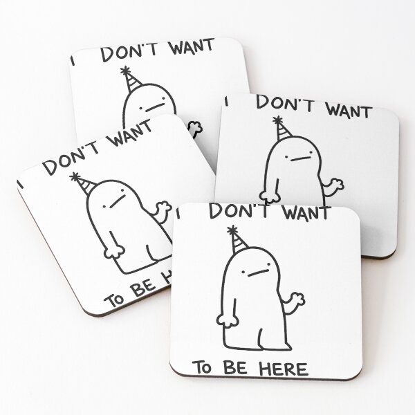 Item preview, I don't want to be here – Funny introvert design designed and sold by Mavriboy.