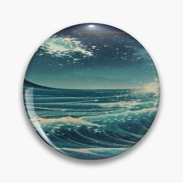 Item preview, Ocean Wave Moonlight Ukiyo-e designed and sold by YNAMREG.