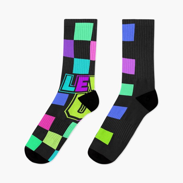 Item preview, LEVEL UP – Retro Neon Checkerboard designed and sold by Aimetoi.