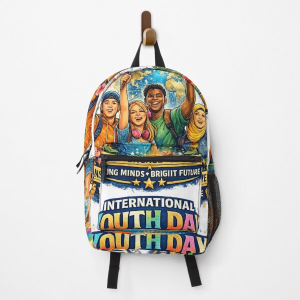Item preview, International Youth Day | Inspire • Engage • Empower | Young Minds Bright Future T-Shirt Main Tag designed and sold by GooniSL.