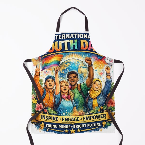 Item preview, International Youth Day | Inspire • Engage • Empower | Young Minds Bright Future T-Shirt Main Tag designed and sold by GooniSL.