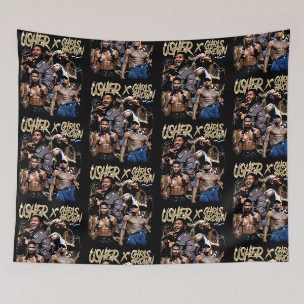 Item preview, Fan del concierto de Usher x Brown Legends of R&B designed and sold by PixlCrypt.