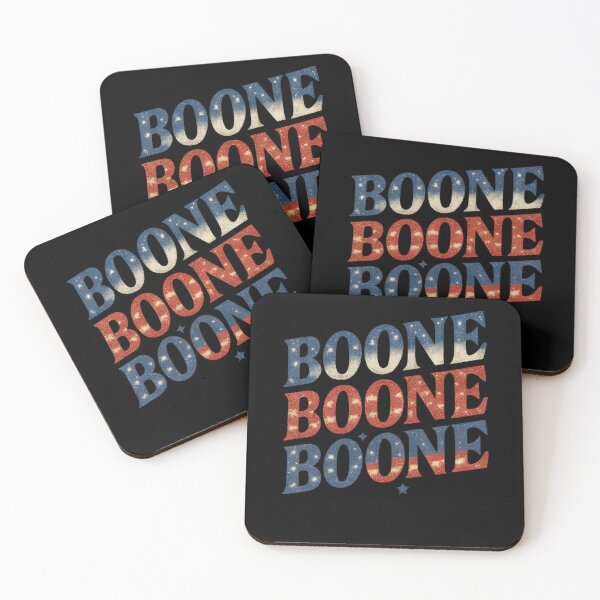 Item preview, Vintage Boone Retro American Flag Distressed Text designed and sold by PixlCrypt.