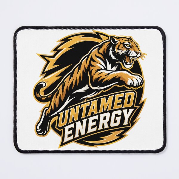 Item preview, Untamed Energy – Leaping Tiger Emblem designed and sold by FusiTink.
