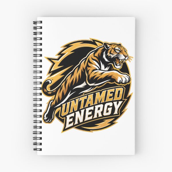 Item preview, Untamed Energy – Leaping Tiger Emblem designed and sold by FusiTink.