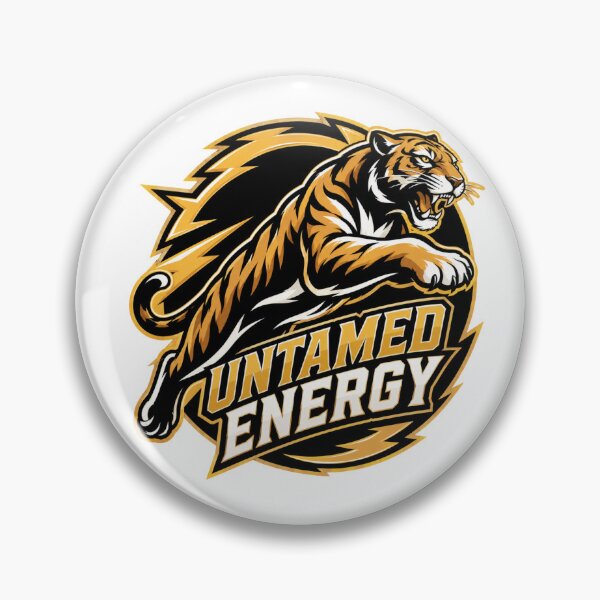 Item preview, Untamed Energy – Leaping Tiger Emblem designed and sold by FusiTink.