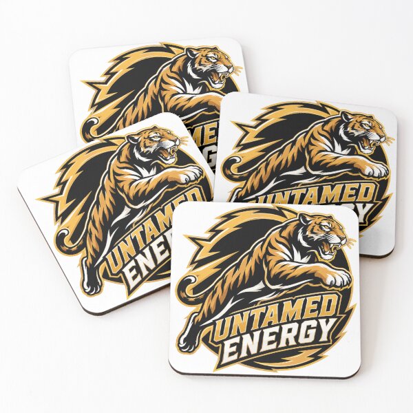Item preview, Untamed Energy – Leaping Tiger Emblem designed and sold by FusiTink.