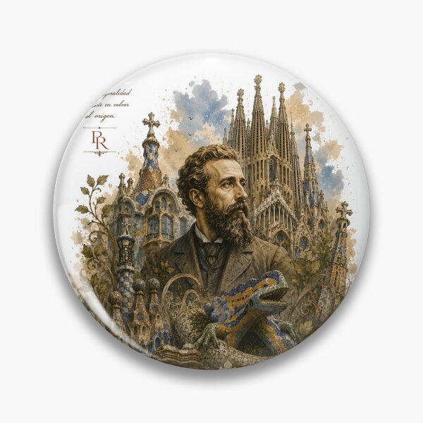 Item preview, Antoni Gaudi | Spanish Icon | Belrossi Icons of Spain Collection designed and sold by Belrossi.