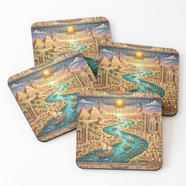 Item preview, ANCIENT EGYPTIAN LANDSCAPE designed and sold by likbatonboot.
