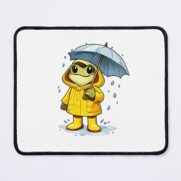 Item preview, Frog in a raincoat designed and sold by PeterPunkt.