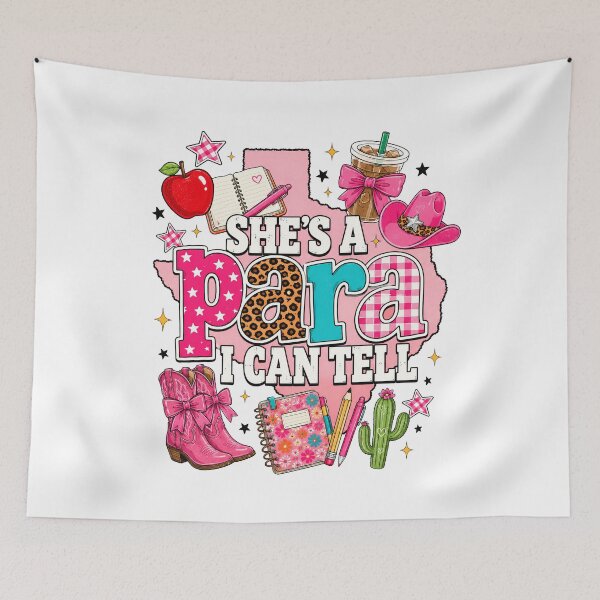 Item preview, She's A Para I Can Tell Funny Texas Paraprofessional Teacher Back To School designed and sold by BoldThreadLab.