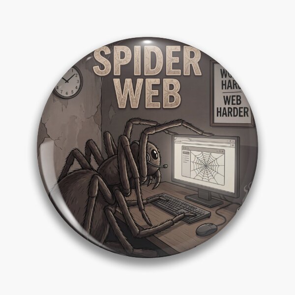 Item preview, Spider Web – Funny Coding Spider Working Online 2 designed and sold by WordPlayStudio.