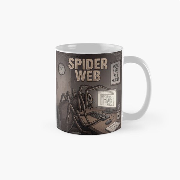 Item preview, Spider Web – Funny Coding Spider Working Online 2 designed and sold by WordPlayStudio.