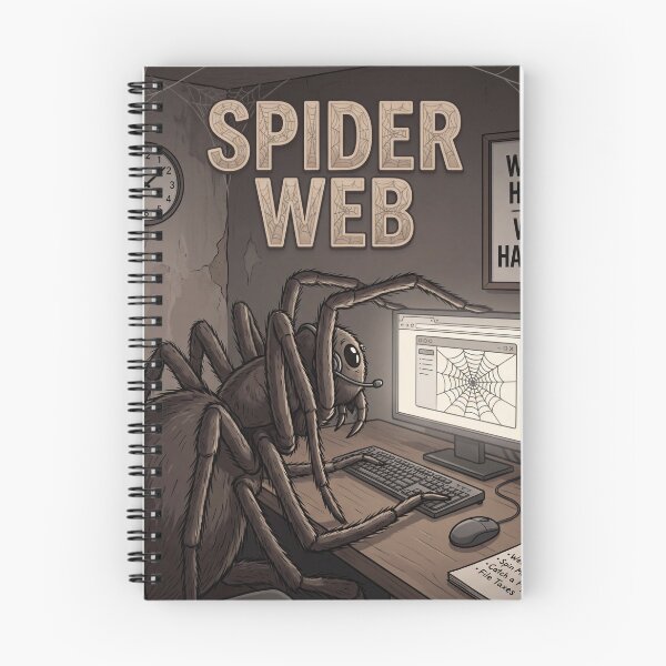 Item preview, Spider Web – Funny Coding Spider Working Online 2 designed and sold by WordPlayStudio.