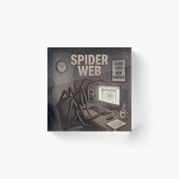 Item preview, Spider Web – Funny Coding Spider Working Online 2 designed and sold by WordPlayStudio.