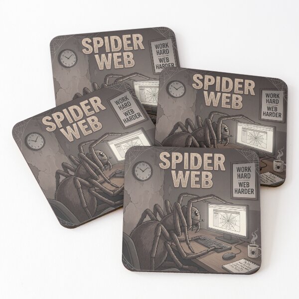 Item preview, Spider Web – Funny Coding Spider Working Online 2 designed and sold by WordPlayStudio.