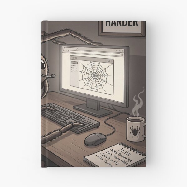 Item preview, Spider Web – Funny Coding Spider Working Online 2 designed and sold by WordPlayStudio.