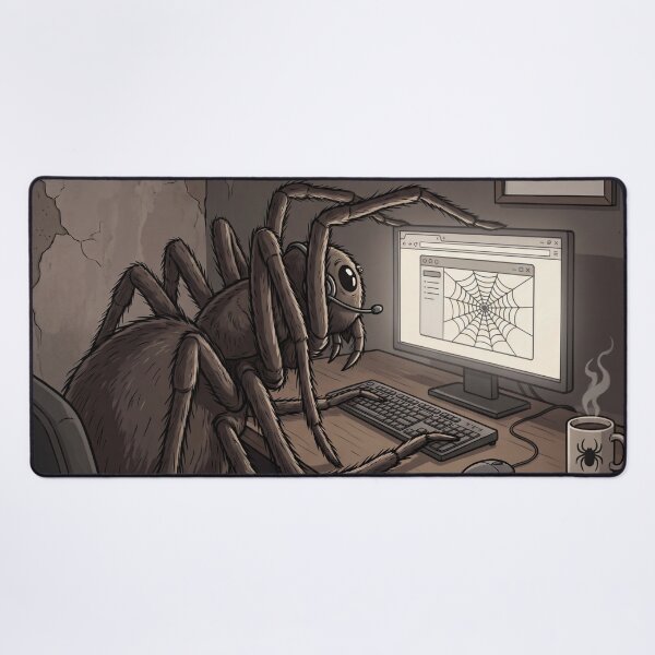 Item preview, Spider Web – Funny Coding Spider Working Online 2 designed and sold by WordPlayStudio.