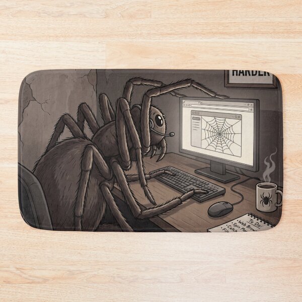 Item preview, Spider Web – Funny Coding Spider Working Online 2 designed and sold by WordPlayStudio.
