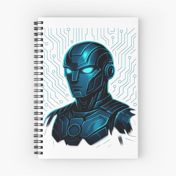 Item preview, Futuristic Neon Robot Face designed and sold by clickondeals.