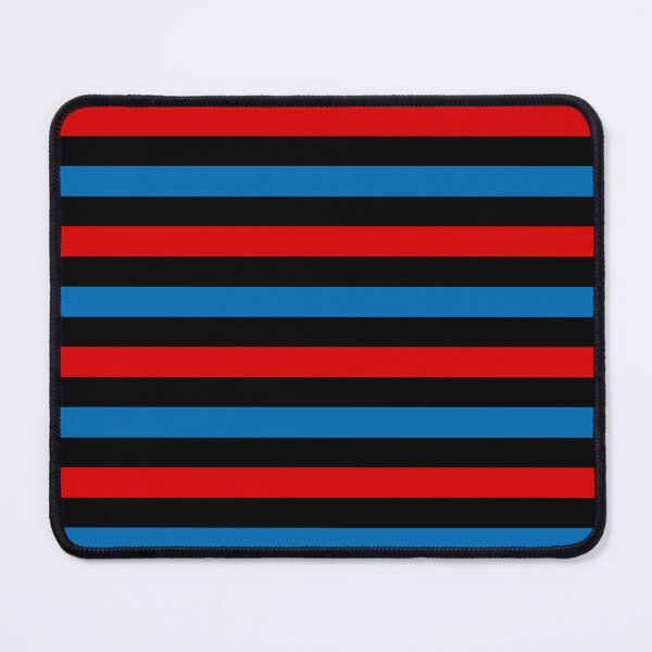 Item preview, Red And Blue Stripes Design Black designed and sold by PatternTitan.
