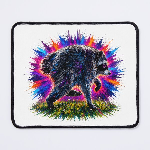 Item preview, Jimothy the Trippy Psychedelic Raccoon designed and sold by Essémké.