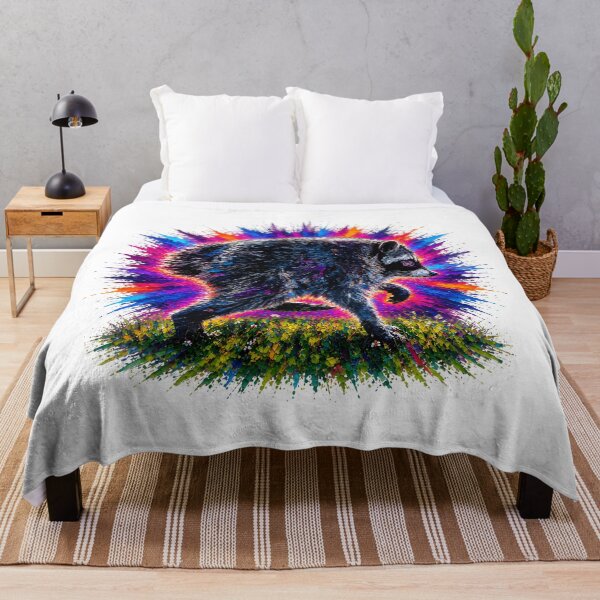 Item preview, Jimothy the Trippy Psychedelic Raccoon designed and sold by Essémké.