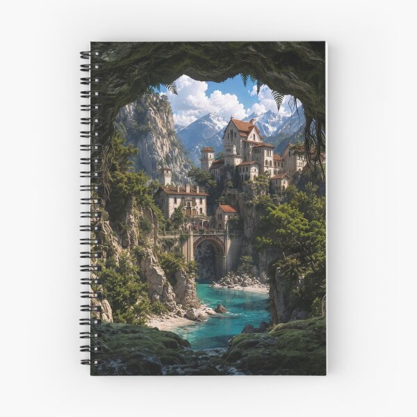 Item preview, The Hidden Haven, Mystical Cave View of the Coast designed and sold by BlareBlare.