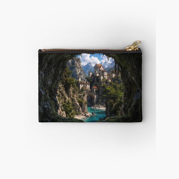 Item preview, The Hidden Haven, Mystical Cave View of the Coast designed and sold by BlareBlare.