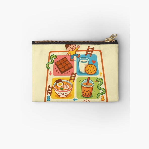 Item preview, Cute Food Board Game | Kawaii Snacks & Bubble Tea Snake and Ladders designed and sold by Eathusiast.