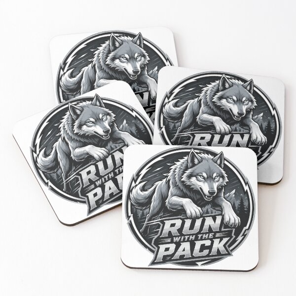 Item preview, Run with the Pack – Wolf Emblem designed and sold by FusiTink.