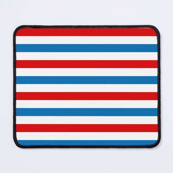 Item preview, Red And Blue Stripes Design White designed and sold by PatternTitan.