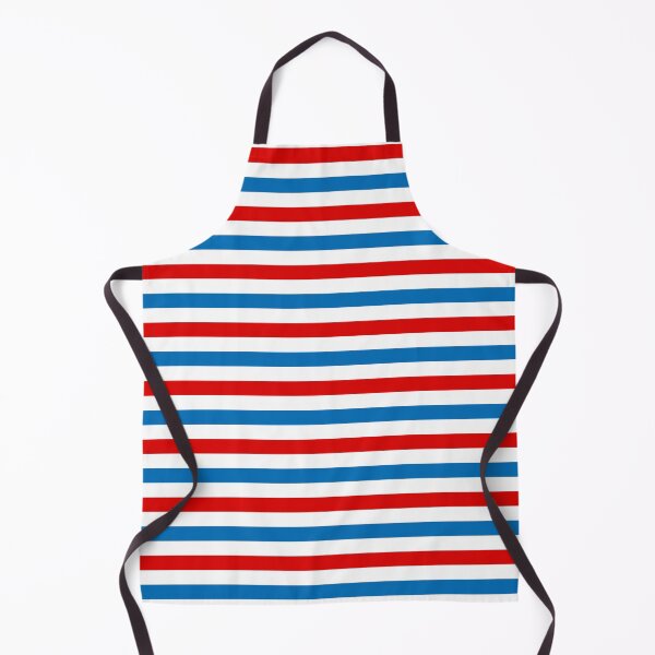 Item preview, Red And Blue Stripes Design White designed and sold by PatternTitan.