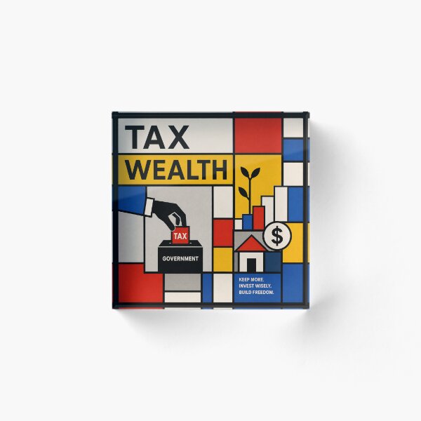 Item preview, Tax Weath | Mondrian designed and sold by SnafflesShop.