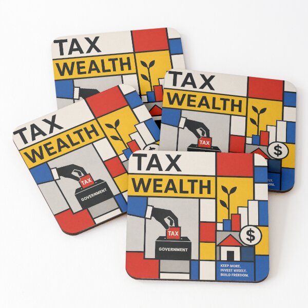 Item preview, Tax Weath | Mondrian designed and sold by SnafflesShop.
