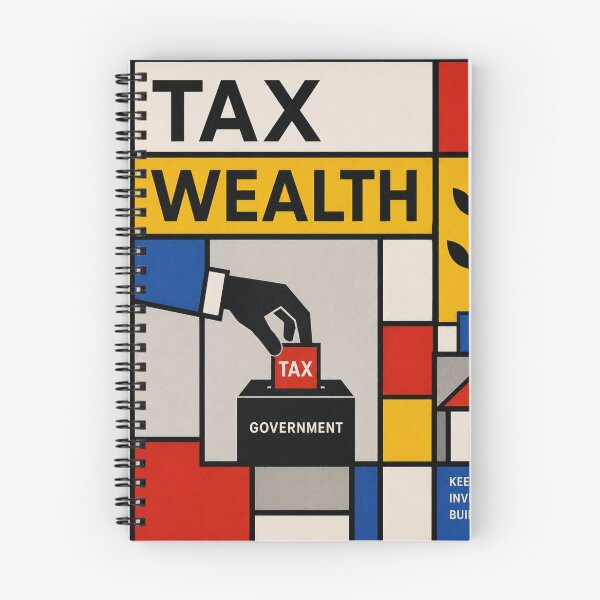 Item preview, Tax Weath | Mondrian designed and sold by SnafflesShop.
