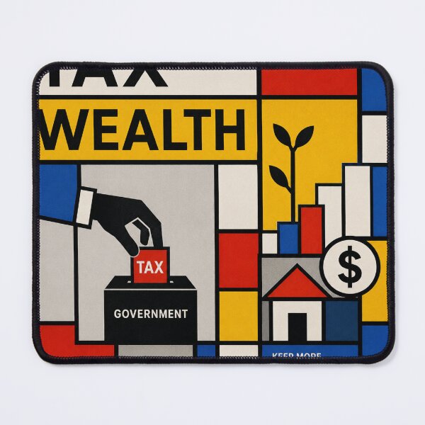 Item preview, Tax Weath | Mondrian designed and sold by SnafflesShop.