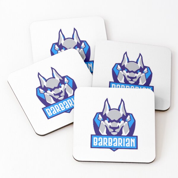 Item preview, Barbarian Animal Face Logo | Savage Beast Gaming Esports Mascot Emblem designed and sold by LeoArt007.