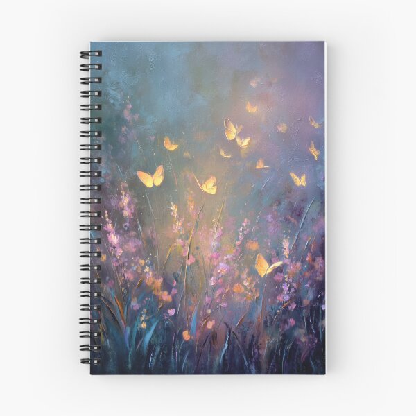 Item preview, Enchanted wildflower meadow with butterflies designed and sold by monchie.
