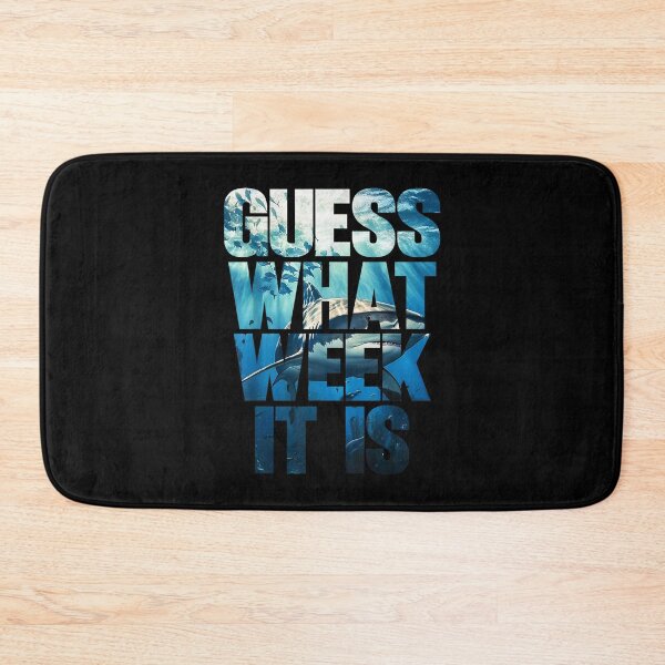 Item preview, Guess What Week It Is Shark Week Funny Ocean Fan designed and sold by PixlCrypt.