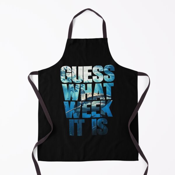 Item preview, Guess What Week It Is Shark Week Funny Ocean Fan designed and sold by PixlCrypt.