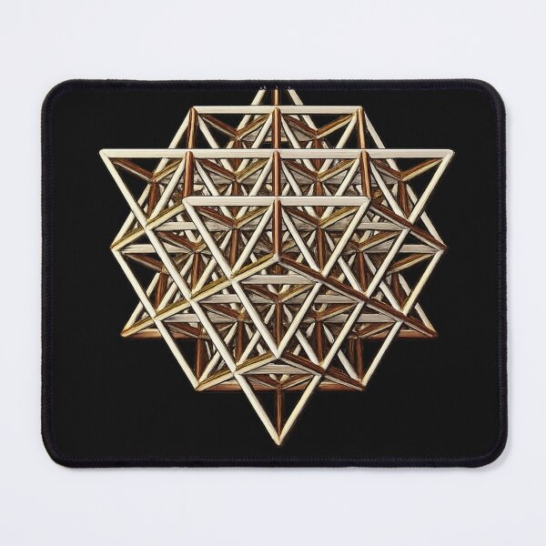 Item preview, 3D Grid of Life Sacred Geometry Sculpture | Metallic Geometric Spiritual Design designed and sold by Emoji Emblems.