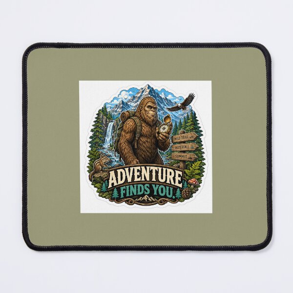 Item preview, Sasquatch - Adventure Finds You designed and sold by SufirKapur.